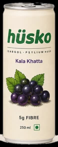 hüsko Kala Khatta 250 ml can